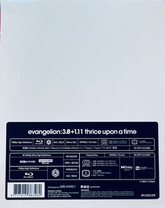 EVANGELION 3.0+1.11 THRICE UPON A TIME (2 BD + 4k Ultra HD) with English Subtitles (Region A)