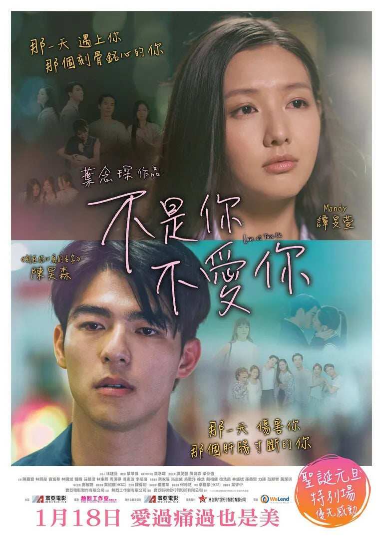 LOVE AT FIRST LIE 不是你不愛你  2023 (Hong Kong Movie) DVD ENGLISH SUBTITLES (REGION FREE)