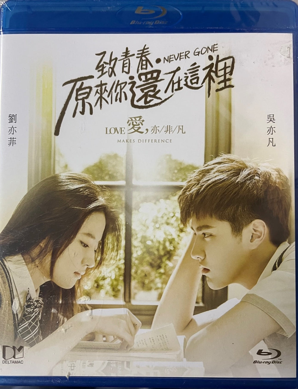 Never Gone 致青春。原來你還在這裡 2016  (Mandarin Movie) BLU-RAY with English Subtitles (Region A)