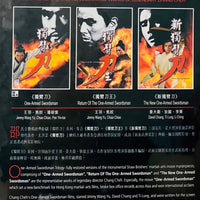 ONE ARMED SWORDSMAN TRILOGY 獨臂刀系列 (Mandarin Movie) 3 X DVD ENGLISH SUBTITLES (REGION 3)