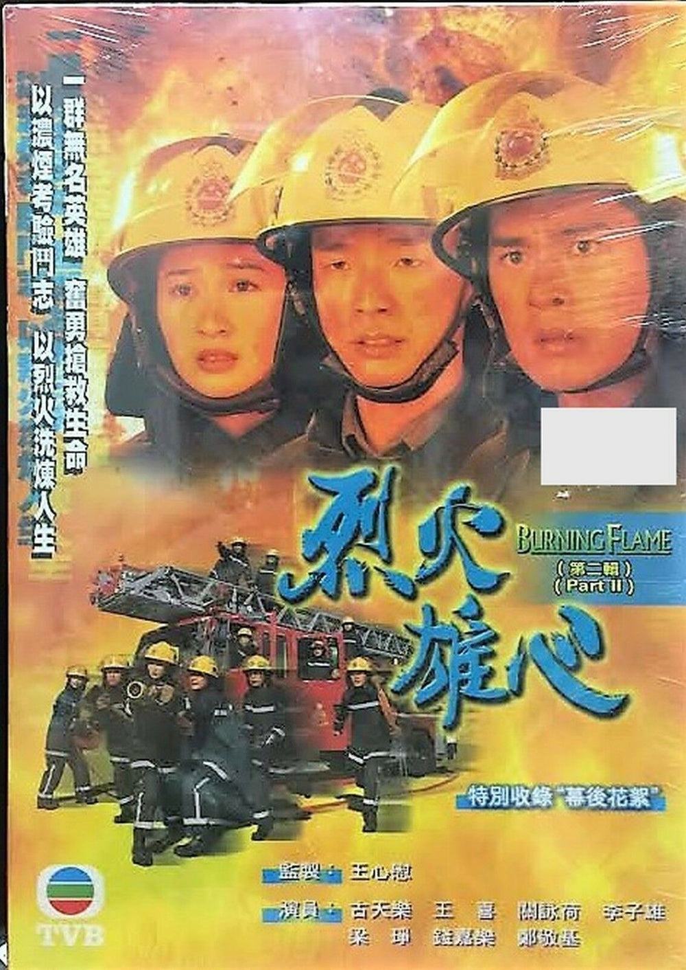 BURNING FLAME 1998 烈火雄心 PART 2 end TVB (5DVD) NON ENGLISH SUB (REGION FREE)